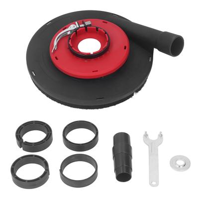 9 Inch Angle Grinder Dust Shroud Surface Grinding Dust Shroud for Angle Grinder Red Black 230mm