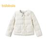 Balabala Girls' Tweed-Style Down Jacket