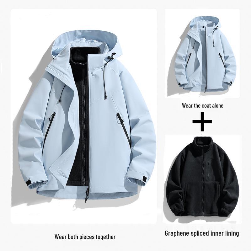 Bird's Unisex 3-in-1 Windproof & Water-Resistant Ski Jacket
