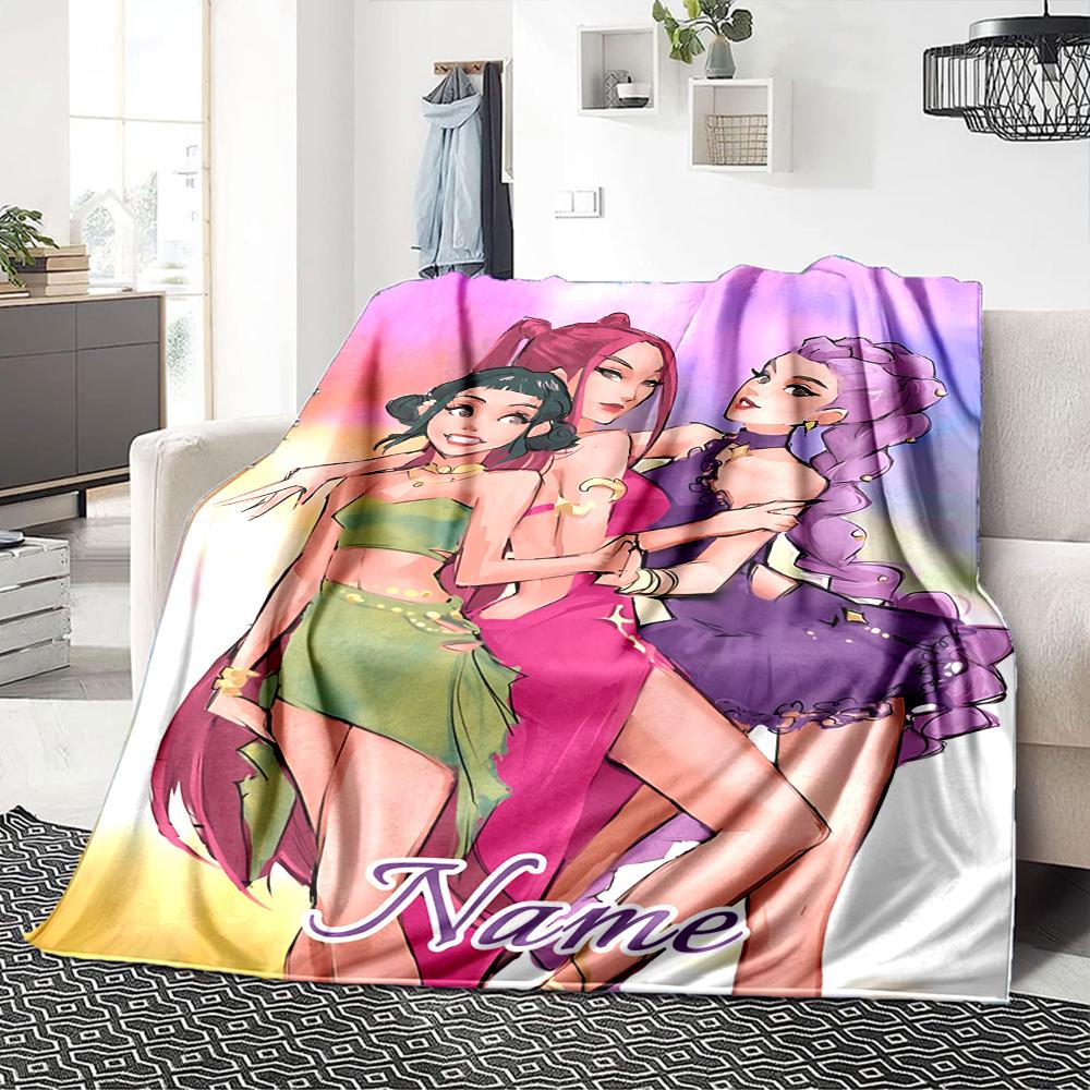 Custom Name Hunter'S Purple Dream Party Blanket For Couch Bed Plush Cozy Fuzzy Blanket Super Soft Warm Blankets For Fall And Winter 0916206