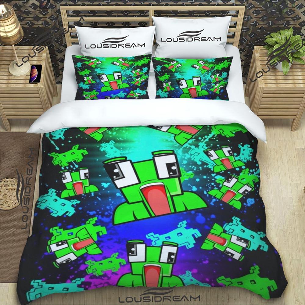 Cartoon Funny Play Unspeak.able Bedding Set Bedroom Soft Bedspreads for Bed Comefortable Duvet Cover Quilt and Pillowcase