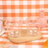 10Pcs 10Oz Disposable Mousse Cups Cake With Lid Clear Plastic Boxes Ice-Cream Dessert Picnic Pudding Jelly Dessert Yogurt Cups