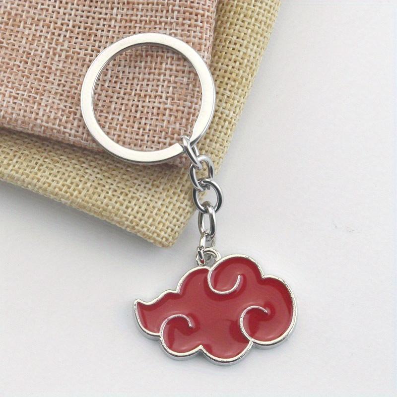 1PC Animation Red Cloud Key Chain - Men's Key Chain Pendant Accessories Gift