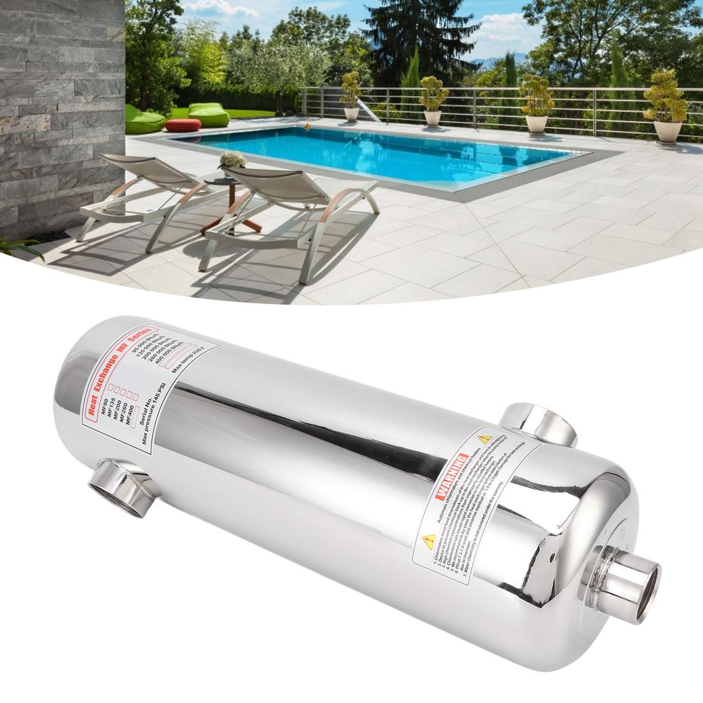 60KW Swimming Pool Heat Exchanger SPA Thermostat Heater Pool Circulating Heating Equipment