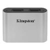 Kingston Hub / lecteur de carte mémoire externe USB 3.1 (Gen 1) argent-noir