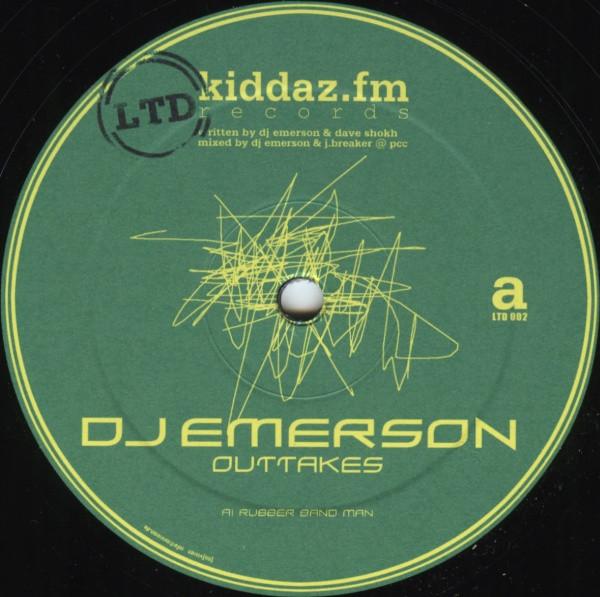 

12inch Record DJ EMERSON Outtakes LTD002 Kiddaz.fm 2005 Germany Dance Electronica Used