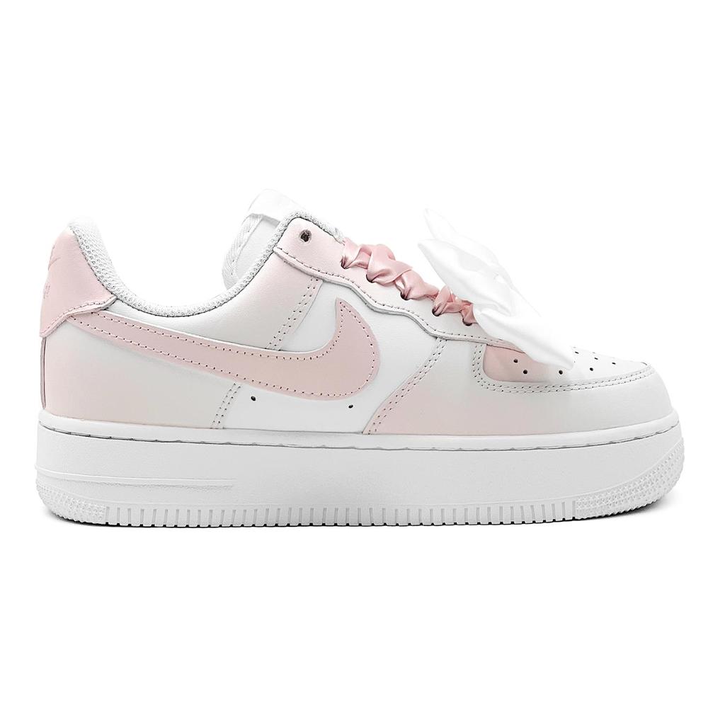 Nike Air Force 1 Air Force 1, Lucky Heart, Girlish Ribbon, Heart, Couple's Slip Resistant And Breathable Low top DH2920-111(TeamS-S-BOX)