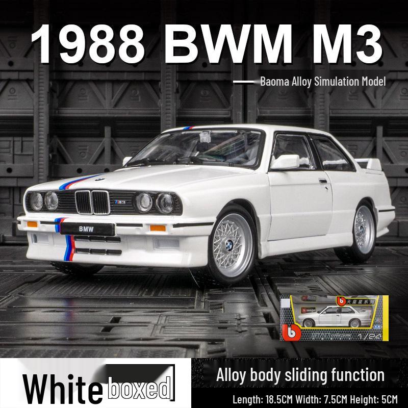 

Bimego BMW M3 (Е30) 1988 Коллекция Моделей Машин из Сплава белый