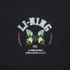 Li Ning Chinese Culture Series Letter Round Neck Pullover Short Sleeve T-Shirt Men Tops Black AHST207-3