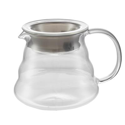 Glass Coffee Pot , Heat-Resistant with Lid, Barista DUKA