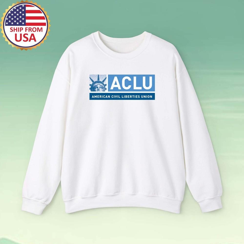 ACLU American Civil Liberties Union Men#039;s Grey Size S to 3XL Unisex T-Shirt XXXXL