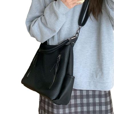 Elegante Borsa a Spalla Diagonale da Donna Vintage Morbida Pittote per il Lavoro