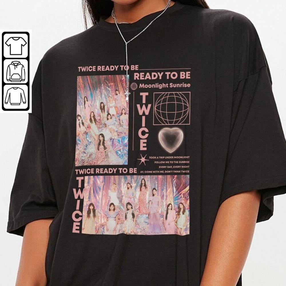 HOT TWICE Shirt  TWICE Ready To Be Kpop Tour Shirt Unisex T-Shirt M