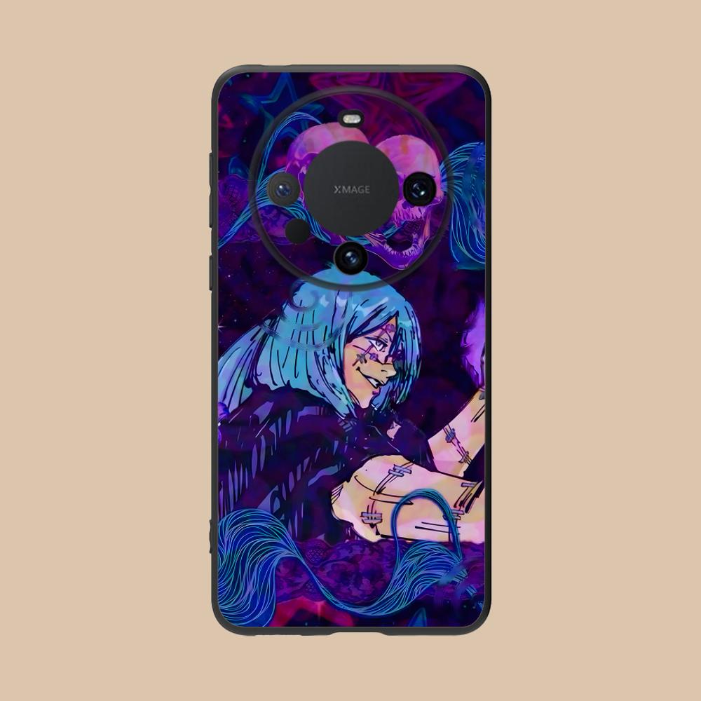JJK Mahito Phone Case for Huawei Mate 60 50 40 30 20 10 Pro Plus Lite E 5G Soft TPU Shockproof Cover