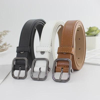Kadınlar için Kore Retro Tarzı Siyah Kemer Japon Tokalı - Çok Yönlü ve Kotlar için İdeal