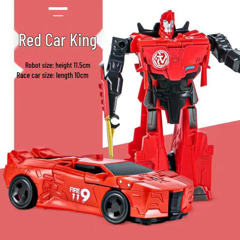 Children's One-Step Transforming Optimus Prime & Bumblebee Autobot Dinosaur Toy