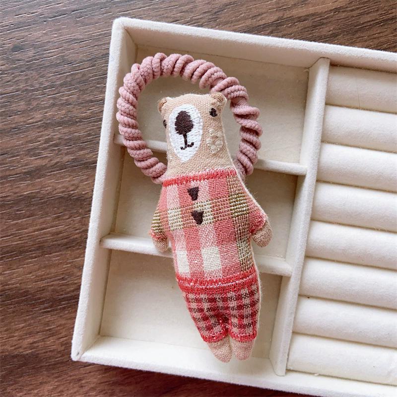 Kid Cute Animal Hair Tie Elastic Rabbit Hair Rubber Bands for Girls Baby Elephant Hair Rope Child Hairbands Hair Accessories