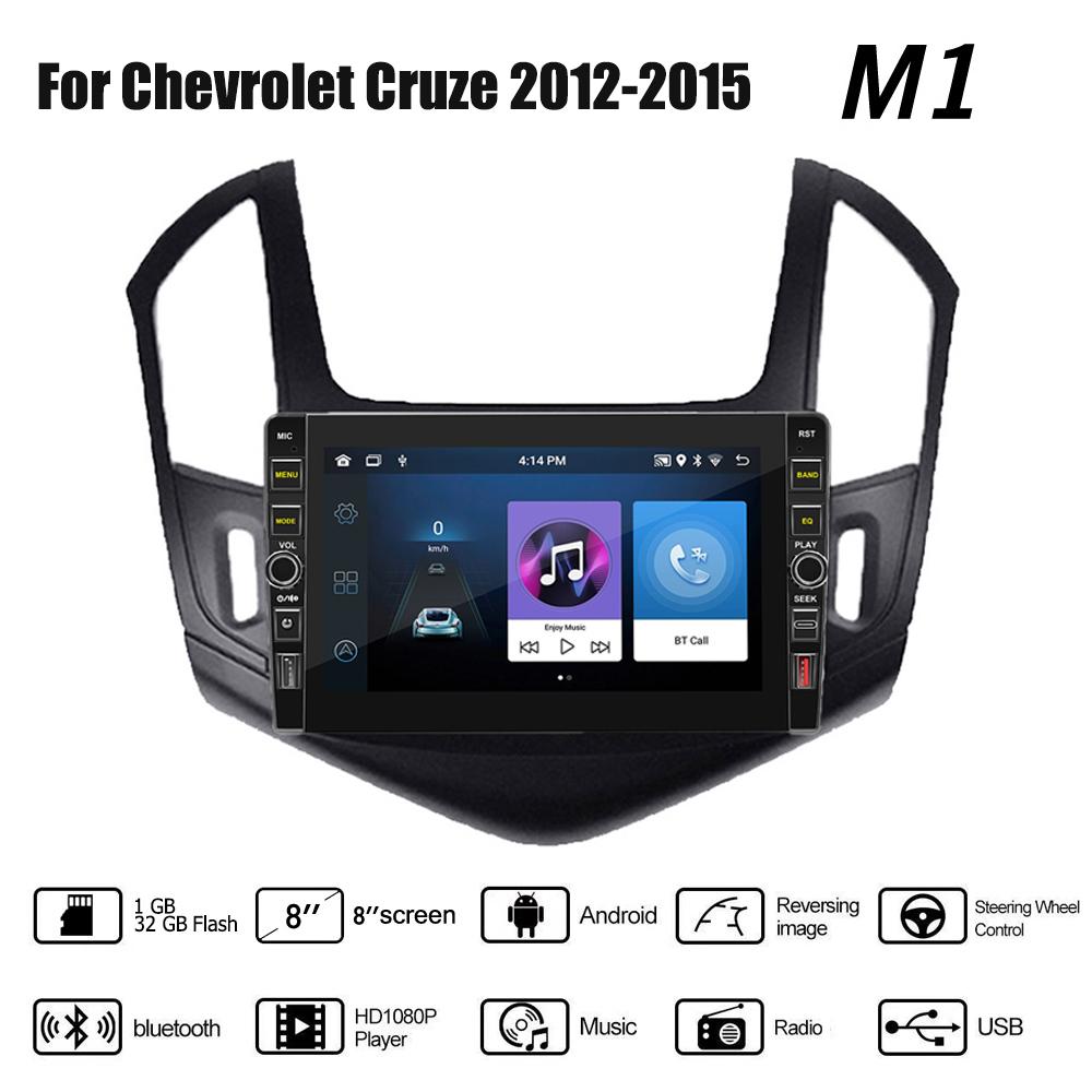 8 Inch 2Din Car Radio For Chevrolet Cruze 2012-2015 With Button Knob Multimedia Player Android GPS Navigation Head Unit 2din 1+32GB