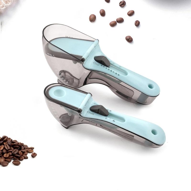 Adjustable Measuring Spoon Set for Precise Cooking and Baking Needs  Food Grade Plastic Cooking Measurement Tool