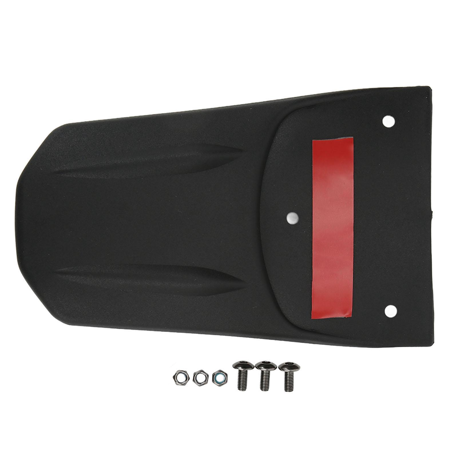 

Motorcycle Rear Mud Guard Extension Black with Screws Replacement for CB650R 2019‑2021