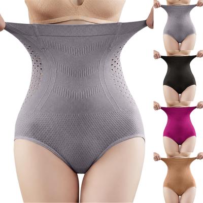 High Waist Tummy Control Shapewear Panties Seamless Body Shaping Underwear for Women Slimming Waist Trainer Briefs