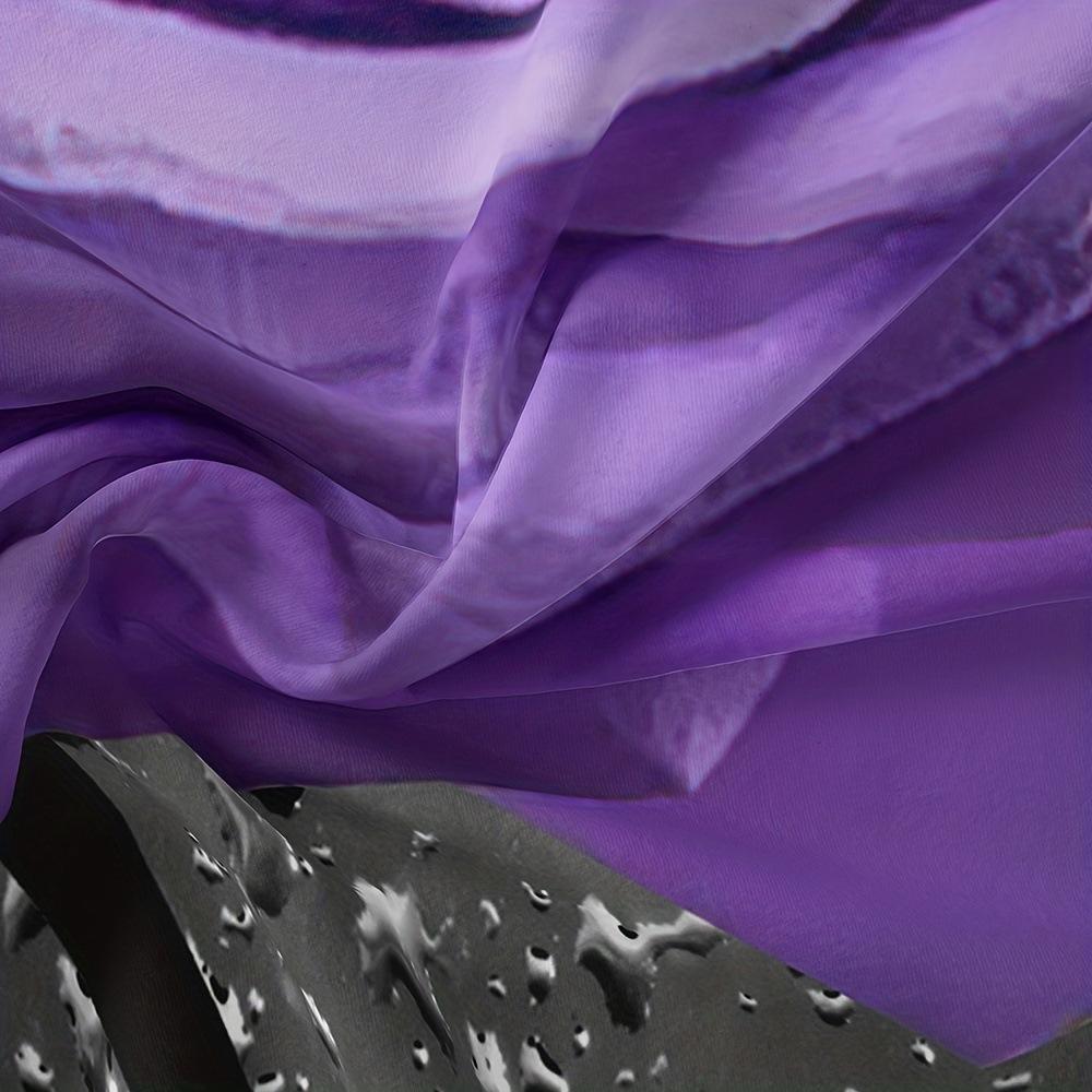 Purple Rose Duvet Set Romantic Flower Bedding Flower Three-Piece Valentine'S Day Couple Gift