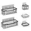 OIMG Wall-Mounted Bathroom Storage Shelf Set