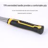 Shockproof Small Western Masonry Pickaxe - Pure Steel Integrated Flat Head, Pointed Ice Axe & Diamond Hammer for Exploration