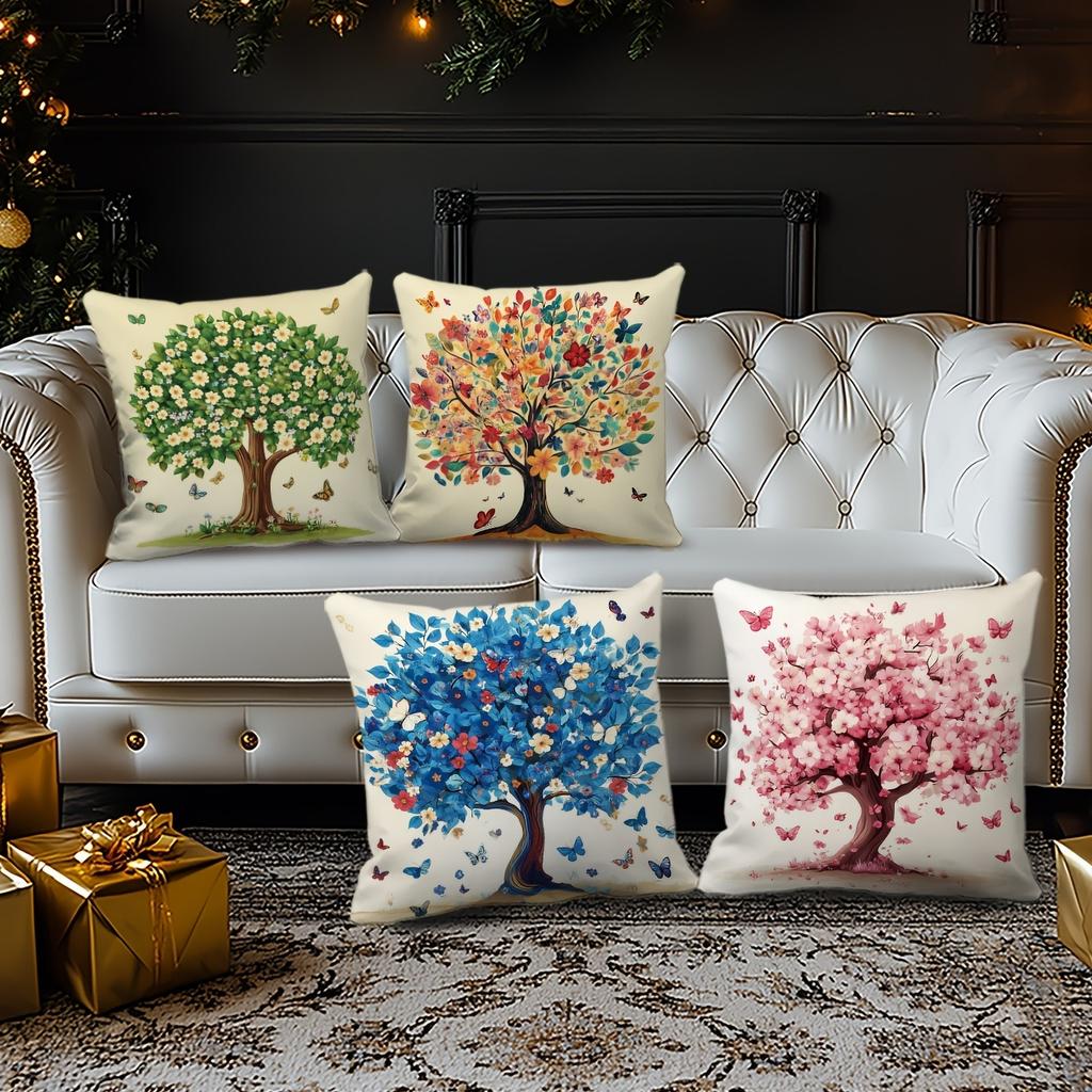 Kissenbezüge mit Blumenzitat - Süßes Zuhause & Familie Thema DesignWohnzimmer Sofakissenbezug, Schlafzimmer Raumdekoration