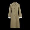 Women's Stylish Mid-Length Trench Coat