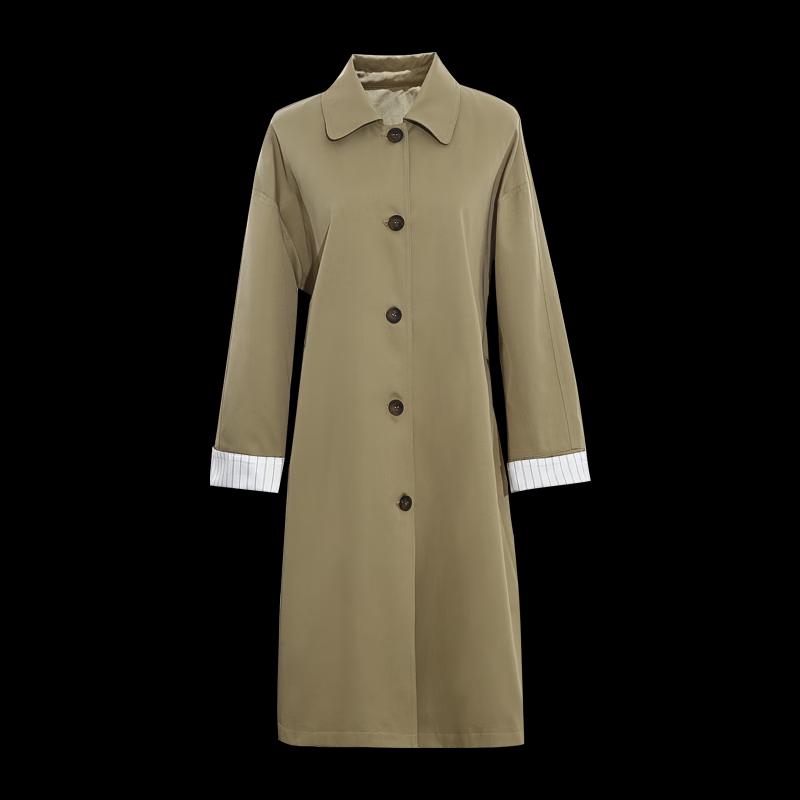 Women's Stylish Mid-Length Trench Coat