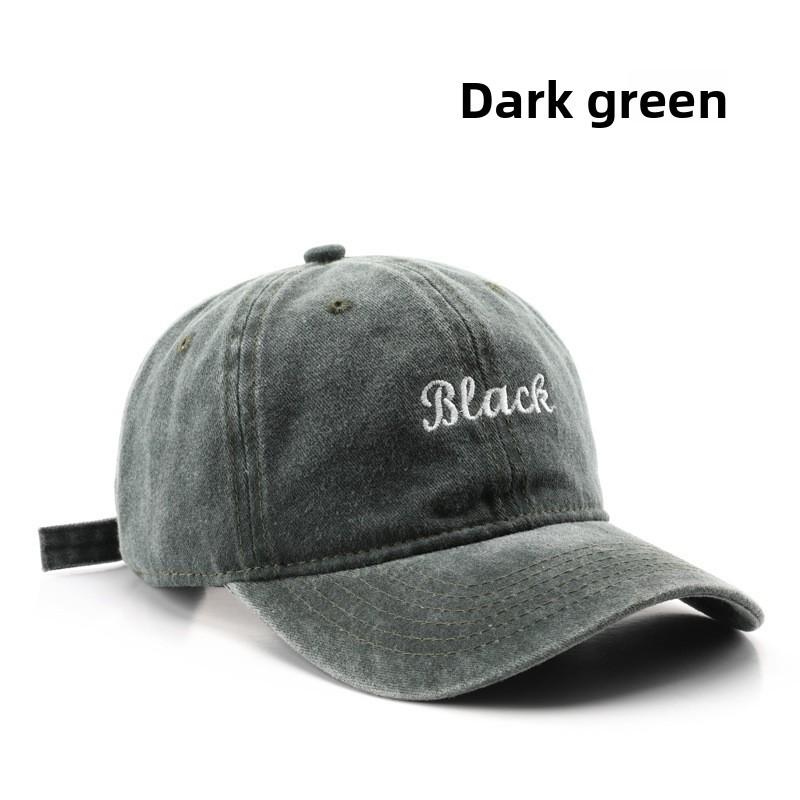 Street Style Cotton Baseball Cap With Embroidery For Casual Men Women Spring Summer