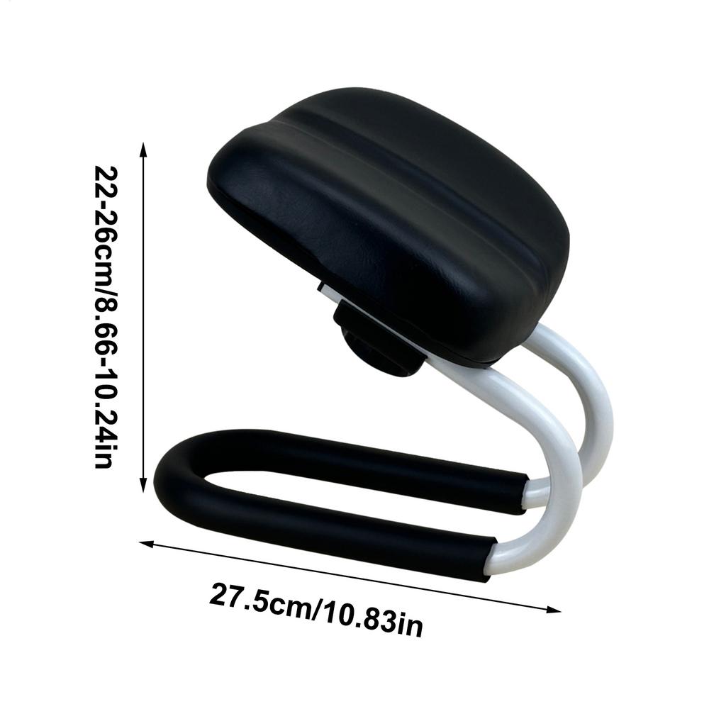 

Скамья для молитвы Металлический каркас Скамья для йоги Регулируемая высота Нескользящие насадки на ножки Аксессуары для медитации Портативный стул для дома Йога чёрный