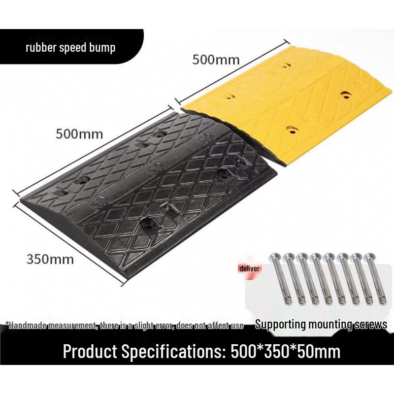High-Quality Thickened Rubber Speed Bump for Road Safety