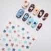SKY Ins Style Vietnamese Star Nail Stickers: 6D Embossed, DIY Decor for Phone and iPad