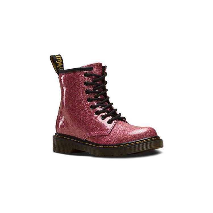 Dr. Martens 1460 Odolné Kožené Dětské Boty Tlumící Nárazy Dětské boty Růžové 24827650