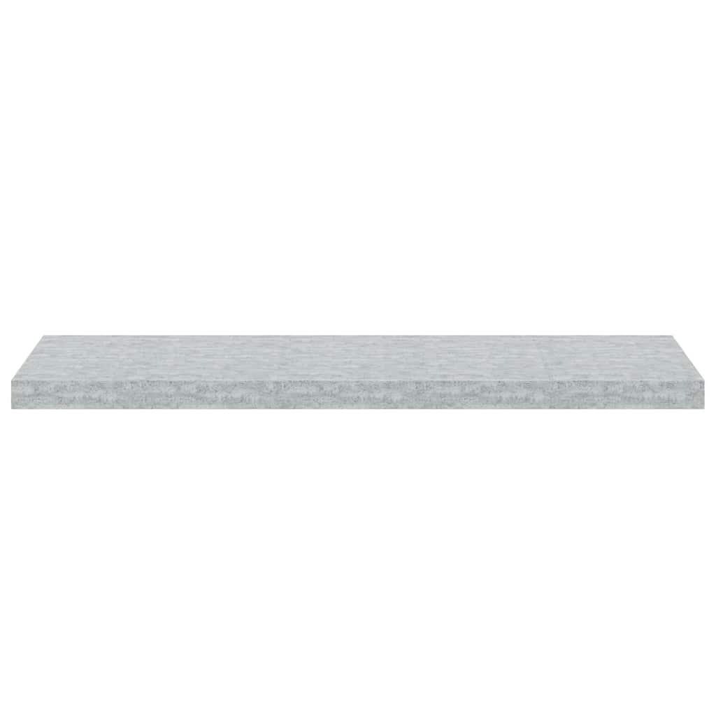 Vidaxl Półki Ścienne, 4 Szt., Szarość Betonu, 90X23,5X3,8 Cm, Mdf