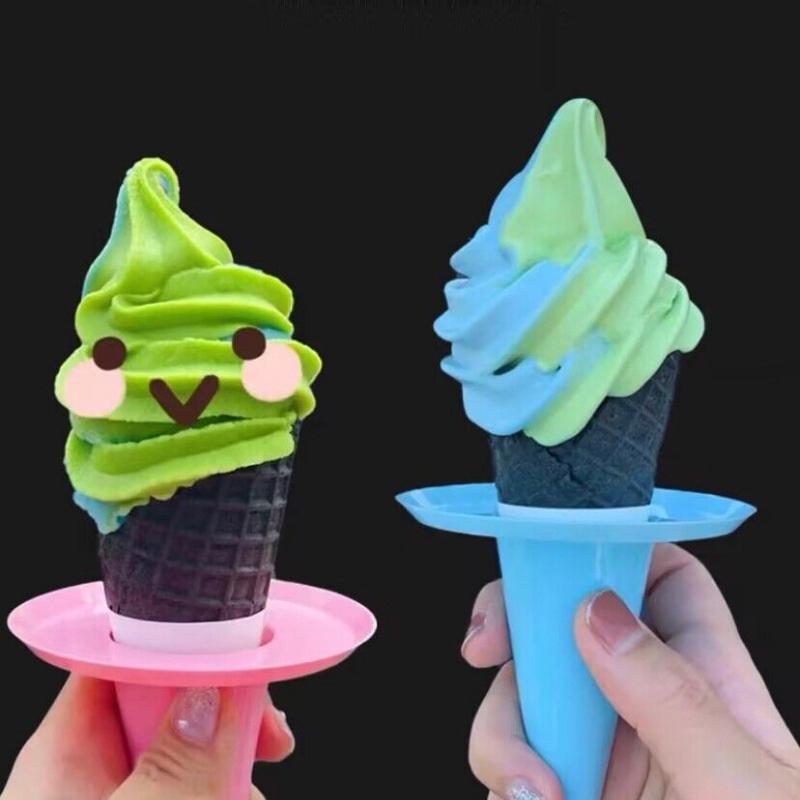 10 Stück Tropfsicheres Eisgestell Tropffreier Eishalter Gestell für gefrorene Leckereien Eis am Stiel-Halter für Kinder Eis