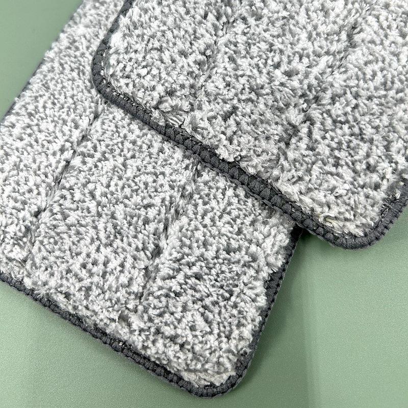 4/8Pcs Microfiber Mop Pad Washable Reusable Soft High Water Absorption Replacement Mop Head For Spray Mop Dust Mop Household