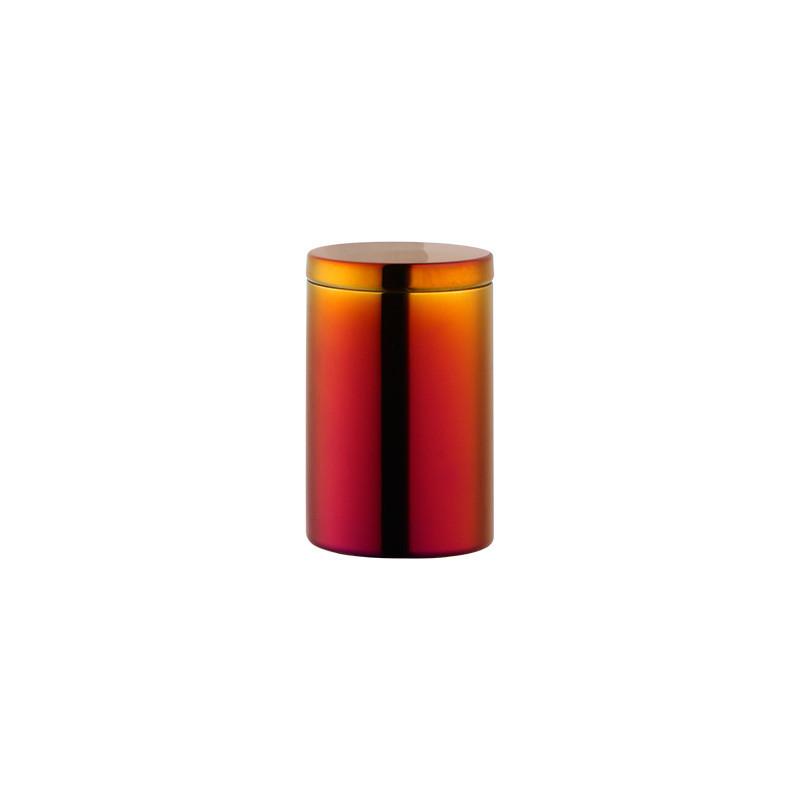 Modern Minimalist Stainless Steel Tea Canister With Sealed Lid For Storage And Preservation