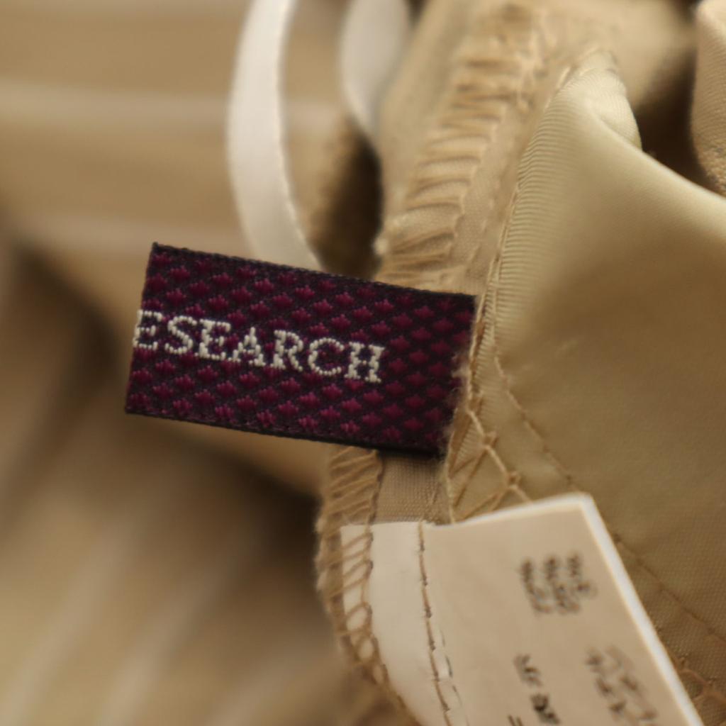 URBAN RESEARCH Striped Pattern Midi length tack flare skirt F beige Women Used