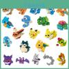 Nano Block Pokemon Diamant Mini Bausteine Spielzeug Pikachu Glurak Evoli Relaxo Mewtu Und Glumanda