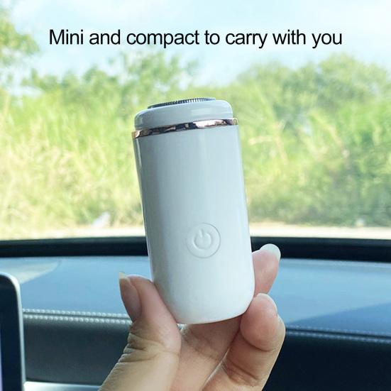 

Практичная портативная бритва карманного размера для ухода за волосами по технологии Plug and Play чёрный