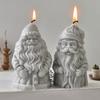 Santa Claus Silicone Mold Resin Casting Mould Aromatherapy Candle Mould for DIY Candle Making Polymer Clay Craft Plaster