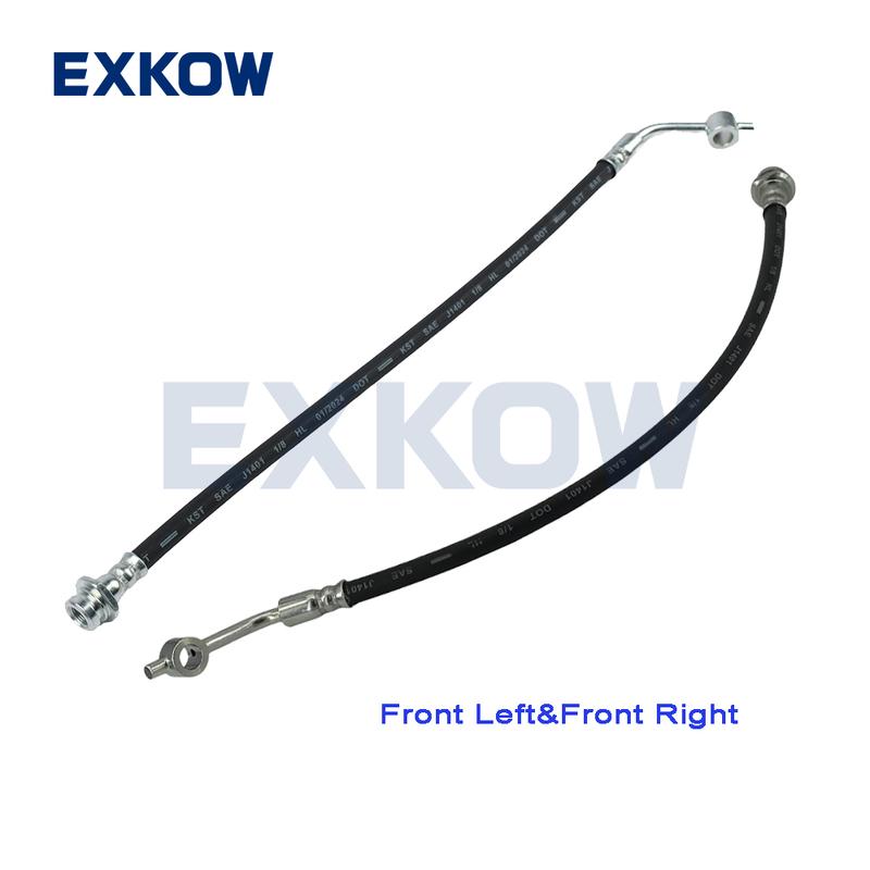 2PCS Front LH&RH Brake Hose Assy for Nissan Datsun Truck King Cab Truck D22 1997- 46211-2S600 46210-2S600
