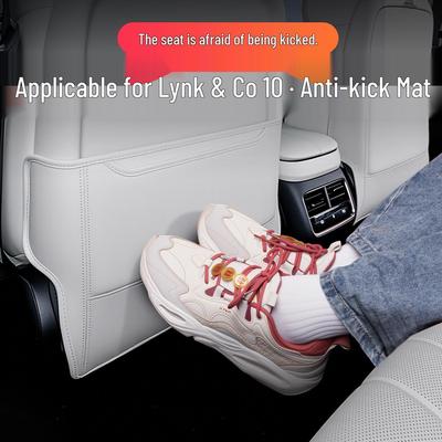 Lynk & Co 10emp Rear Seat Kick Mats for Lynk EM-P - Decorative Backrest Accessories.