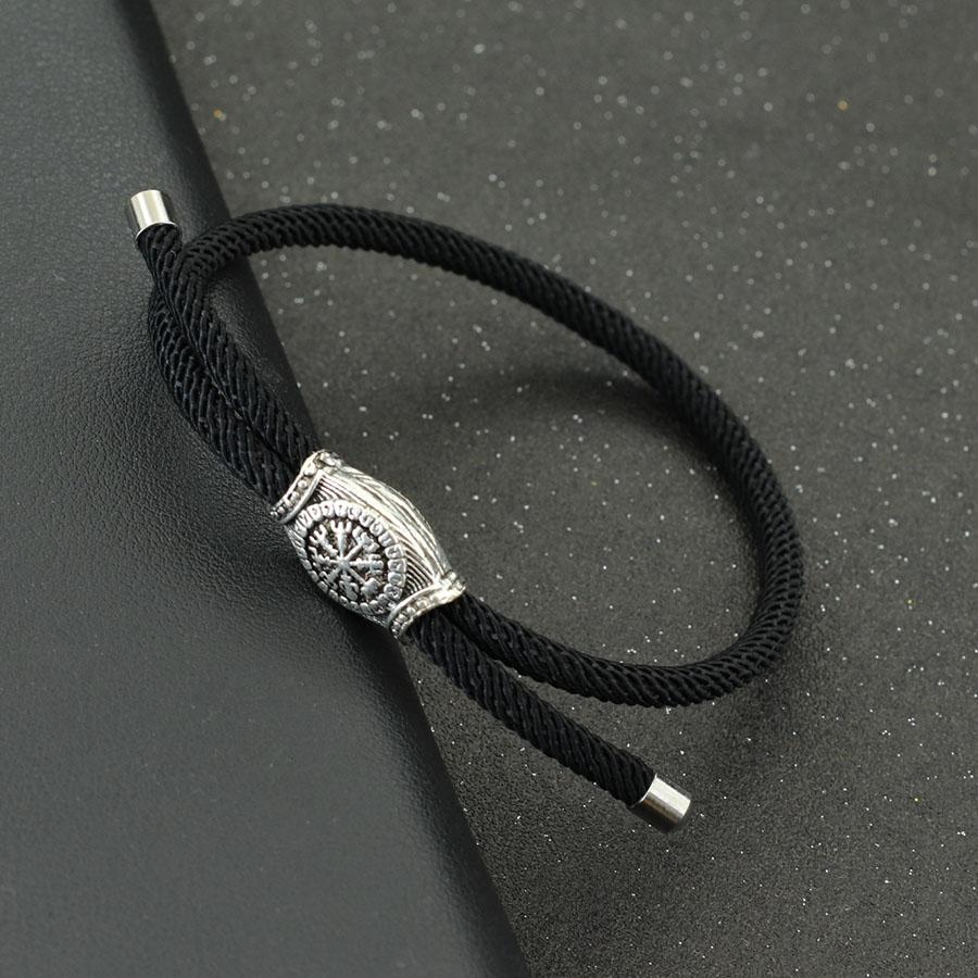 Braccialetto Unico in Corda da Uomo Regolabile Fatto a Mano Braccialetto Vichingo Uomo Accessori per Festival Regalo per Marito Pulsera Hombre Joias