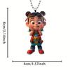 With Car Decoration Cute Nezha Acrylic Flat Surface Pendant For Interior Gift