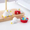Miniaturen Figuren Niedliche Weiße Ente Tier Mikro Landschaft Ornamente Für Heim Schreibtisch Dekoration Gartenaccessoires