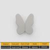 Aluminum Alloy Small Handle Wardrobe Cabinet Door Handle Creative And Simple Color Cute Butterfly Cartoon Children's Room Handle